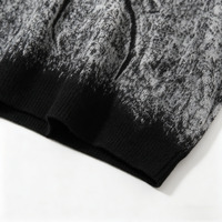 Pull en maille personnalisé pour homme, col ras du cou, jacquard à lettres, côtelé, manches longues – Fournisseur d'usine