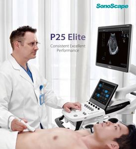 Sonosape P25Elite troli warna Digital, pemindai Ultrasound resolusi tinggi 3D/4D/5D dengan Diagnosis bantuan AI - Product Image 3