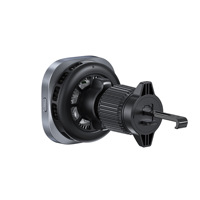 Cargador Inalámbrico para Auto de 25W, Personalizado de Fábrica, con Base Magnética de ABS+Silicona y Enfriamiento, Tipo-C, para Teléfono Móvil