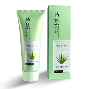 Schlussverkauf natürlicher Aloe vera-Gesichtsreiniger feuchtigkeitsspendendes sanftes Gesichtspülen tiefenreinigung Aloe-Schaum-Reiniger