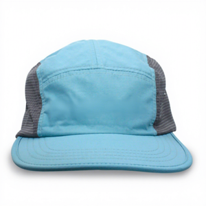 หมวกแก๊ปไนลอนแห้งเร็วปรับแต่งได้ 5 ชิ้นส่วน ปีกแบน สำหรับตั้งแคมป์ กันน้ำ ไม่เสริมโครง สำหรับวิ่งเทรลและเบสบอล - Product Image 4