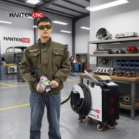 Nettoyeur laser à fibre pulsée HANTENCNC 500W pour la restauration des surfaces de meubles, du bois, de la pierre, du métal et des objets d'histoire