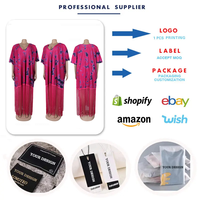 Robes d'été grande taille de haute qualité pour femmes, décontractées, à col en V, à manches mi-longues, imprimées, amples, longues, à franges, style kaftan pour femmes