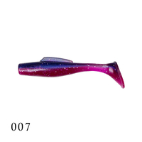 Mer d'eau douce 6cm 6.5cm 8cm leurre de pêche souple matériau TPR appât souple artificiel flottant pêche souple T queue leurre pour doré
