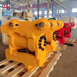 Guchuan 2-30ton máy xúc gắn điện nghiêng, Tùy chỉnh nghiêng nhanh Hitch, thủy lực nghiêng Coupler với 180 độ nghiêng - Product Image 3