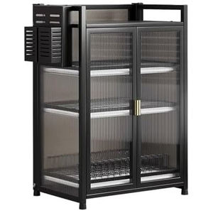 Armario de Cocina de Gran Capacidad a Precio de Mayoreo, Estante de Almacenamiento de Platos y Tazones de Varias Capas, Armario Antipolvo con Puertas - Product Image 1