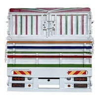 Semi-remorque à plateau en acier Huiteng à 3 essieux, 40 pieds, 40 tonnes, 12R22.5, service OEM, qualité fiable pour le transport de conteneurs