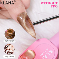Vernis à ongles gel effet œil de chat champagne 6 couleurs 15ml, magnétique, sans HEMA/TPO, pour salon et manucure à domicile