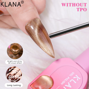 Esmalte de Uñas en Gel Efecto Ojo de Gato, 6 Colores Champán, 15ml, Magnético, Libre de HEMA/TPO, Set de Esmaltes para Manicura en Salón y en Casa - Product Image 2