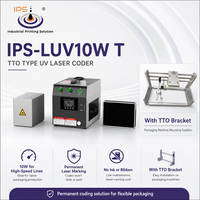 Máquina de Codificación Láser UV IPS-LUV10W T 10W, Reemplazo TTO para Impresión de Fecha en Películas de Embalaje Flexible, Integrada para VFFS