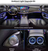 Kit d'éclairage d'ambiance complet W177/C118, 12V LED, pour l'intérieur de la voiture, pour Mercedes-Benz Classe A (W177) et CLA (C118)