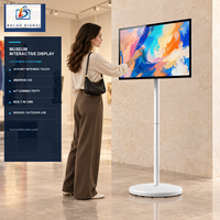 Afficheur numérique intelligent sans fil USB LCD 32 pouces, écran mobile extérieur, Android 13, écran tactile rotatif 10 points, 1920x1080, IP20