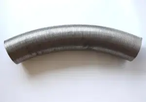 DN50 DN300 Custom Metal Stainless Steel 304 316 Exhaust Flexible Winding Interlocking Hose Used In Exhaust System