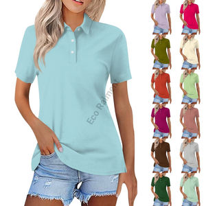 Casual de punto de secado rápido para camisa Color sólido Todos los tamaños Logotipo personalizado Anti-pilling para mujeres Pedido al por mayor - Product Image 6
