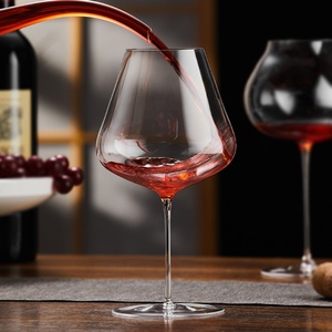 Ensemble de verres à <span class=keywords><strong>vin</strong></span> <span class=keywords><strong>rouge</strong></span> ultra-mince haut de gamme de luxe léger comprenant une carafe à gros ventre Bourgogne Long Home Crystal Wine Red Wine - Product Image 5