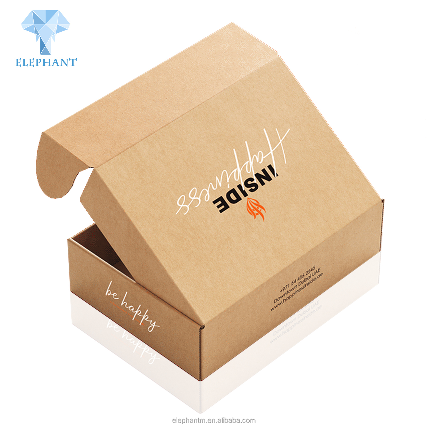 Custom Logo Gift Logo Printed Small Phone Case Packaging Kraft Cardboard Paper Box Packaging