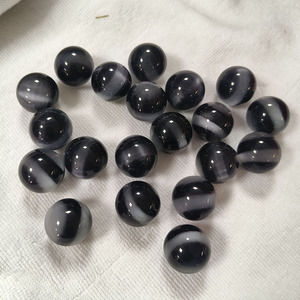 Cuentas Sueltas de Piedra de Cristal Sintético Ojo de Gato, Forma de Bola Sin Agujero, 25 mm - Product Image 1