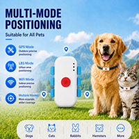 Collar GPS 4G para Mascotas, Resistente al Agua, con Posicionamiento en Tiempo Real, Alerta de Geocerca, Contador de Pasos, Seguimiento Histórico para Perros