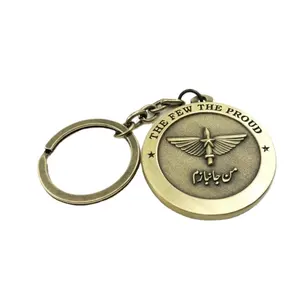 New products factory custom accessories sublimation gift metal car ring key chains