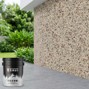 Pintura Artística de Piedra de Cristal Wufushan con Textura Mineral Reflectante, Adecuada para Acabados de Paredes en Vestíbulos de Hoteles y Villas - Product Image 5