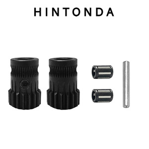 Juego de engranajes de acero nitrurado HINTONDA, módulo 0,5, 17 dientes, para piezas de extrusora de impresora 3D - Product Image 2