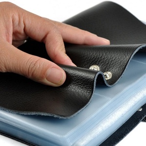 ซองใส่บัตร Boshiho สำหรับใส่บัตรประจำตัว บัตรเครดิต หนังแท้ บรรจุได้ 90 ใบ ป้องกัน RFID ดีไซน์ทันสมัย ใช้งานได้จริง - Product Image 5