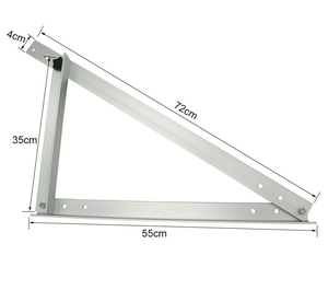 SOEASY Réglable <span class=keywords><strong>Solaire</strong></span> Pliant <span class=keywords><strong>Panneau</strong></span> Structure De Montage En Aluminium Accessoire Rayonnage Triangle Rack pour Système De Montage Rlat - Product Image 2