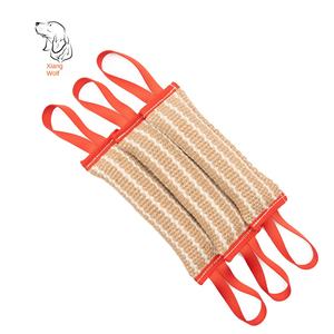 Set Pelatihan Gigitan Anjing dari Jute Profesional, Tahan Lama, dan Kuat, Mainan Tarik Bantal Gigitan dengan 2 Pegangan Lembut dan Kuat untuk Pelatihan Anjing Besar - Product Image 3