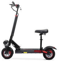 Patinete Eléctrico de 800W, 45km/h, 10 Pulgadas, Freno de Disco Doble, Batería de 48V 13Ah, Marco de Aleación de Aluminio, Patinete Eléctrico para Adultos