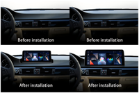 Autoradio pour BMW Série 3/5 E90 E91 E60 E61 10.25"/12.3" avec système Linux, unité centrale multimédia sans fil Android Auto & CarPlay BT
