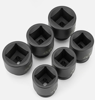 Jeu de douilles à chocs hexagonales robustes de 1/2 po, clé à chocs pneumatique monobloc OEM pour applications de réparation automobile