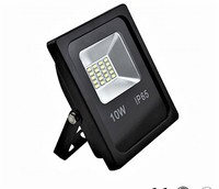 Reflector LED SMD para Exteriores de 12V/220V, 3500K, Blanco Cálido, 10W, con Lámpara de Sodio de Alta Presión, Clasificación IP65