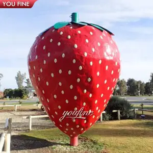 Sculptures <span class=keywords><strong>de</strong></span> <span class=keywords><strong>fruits</strong></span> en orchidée classique, grande taille, décoration <span class=keywords><strong>de</strong></span> fraise en fibre <span class=keywords><strong>de</strong></span> verre, pour <span class=keywords><strong>Restaurant</strong></span> et centre commercial - Product Image 5