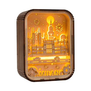 <span class=keywords><strong>3D</strong></span> khắc gỗ LED đêm đèn USB powered trang trí nhà ánh sáng món quà tốt nhất cho gia đình và trẻ em - Product Image 5