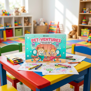 Libro da Colorare Personalizzato e Accogliente, Libri da Colorare Unici per Adulti, Mini Libro da Colorare in Bianco e Nero - Product Image 6