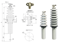 Douille de transformateur haute tension standard ANSI