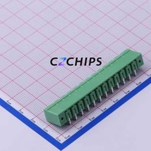 KF2EDGRM-5.0-12P Plug-in Terminal Block Bent Lead Through Hole,P=5mm Board-to-Board / Socket - Closed Screw Fixing 1x12P 5mm - Product Image 2