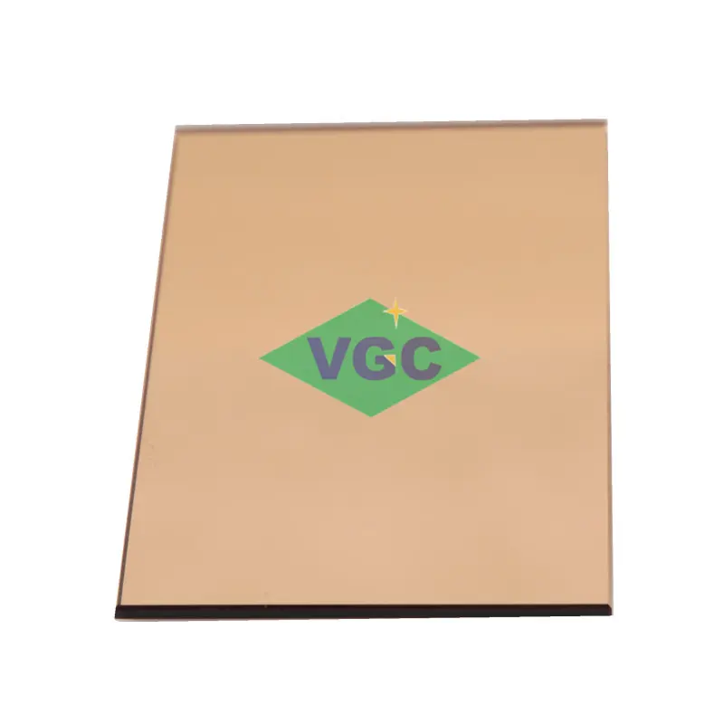 VGC Factory Direct buon prezzo grigio dorato blu bronzo rosa <span class=keywords><strong>specchio</strong></span> di vetro colorato