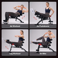CZFIT Factory Best Seller Banc d'entraînement abdominal multifonctionnel réglable pour abdominaux et exercices, idéal pour la maison et la salle de sport, unisexe