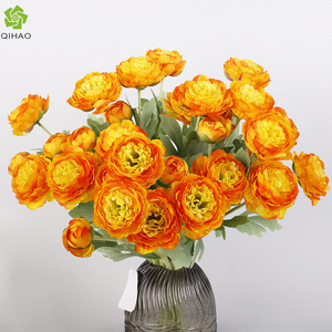 Flor Artificial de Loto de Tres Cabezas con Mil Caracteres, 49.5 cm de Alto, Simulación Realista, Decoración para Bodas - Product Image 5