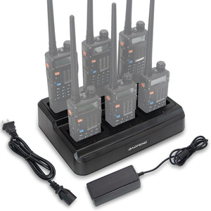 Cargador de Seis Canales Baofeng de 18W para Baterías 5R, 5RHP, 5R+, RT5R, 5RE, MK4, 5RA, Estación de Carga - Product Image 2