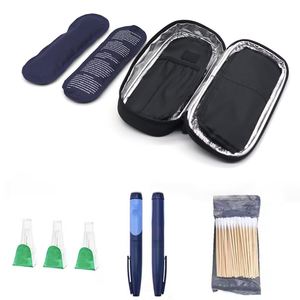 Custom Factory New Portable Insulin Cooler Bag Black Small Medical Cooler with Insulated Features Insulin Bag for Diabetes Care - Product Image 3