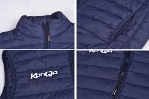 Gilet Piumino Imbottito Trapuntato da Uomo per Uniforme Aziendale Abbigliamento da Lavoro con Stampa Logo Personalizzato OEM - Product Image 3
