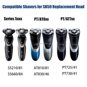 Gran oferta de cabezales de repuesto Mishave para <span class=keywords><strong>Philips</strong></span> Norelco <span class=keywords><strong>5000</strong></span> <span class=keywords><strong>Series</strong></span> SH50 SH52 cuchillas de acero inoxidable Compatible con Pt8xx Pt7xx At8xx - Product Image 3
