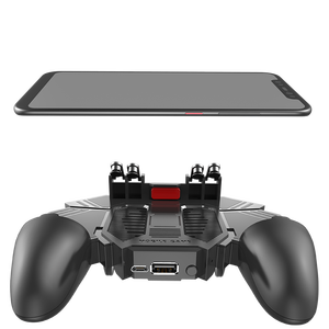 MEMO AK77 Plug-in Six Finger All-in-One Mobile Game Controller Free Fire Key <strong>Button</strong> Joystick Gamepad <strong>L1</strong> <strong>R1</strong> <strong>Trigger</strong> - Product Image 4