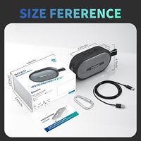Haut-parleur sans fil magnétique portable en gros, petit, étanche IP67, sans coque, son professionnel 24H, Clip OEM ODM