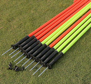 Pôles d'agilité Salom pour le football, entraînement de vitesse, équipement sportif, entraînement de football, poteau d'agilité, base - Product Image 6