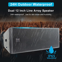 Nouveau IP65 24H extérieur jardin pluie étanche actif passif Line Array système de haut-parleurs professionnel étanche Line Array haut-parleurs