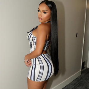 <span class=keywords><strong>ชุด</strong></span><span class=keywords><strong>เด</strong></span><span class=keywords><strong>รส</strong></span>เอวสูงลายทางตัดสีแบบใหม่ <span class=keywords><strong>H</strong></span>-0241 พิมพ์ลายดิจิทัลตามสั่ง แบบไม่มีแขน คอ halter - Product Image 4