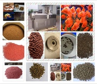 Máquina flotante para hacer pellets de alimento para peces Línea de producción de alimento para peces
